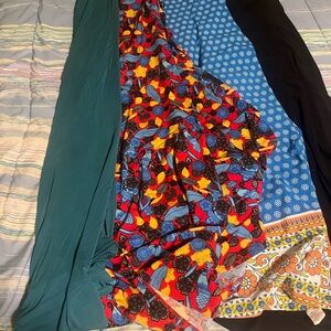 LuLaRoe Maxi Skirt Collection - Green, Multicolor, Blue, Black